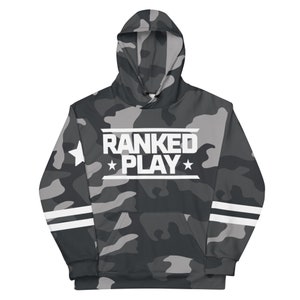 Gray Camo Ranked Play Unisex Hoodie | Call of Duty Merchandise | Gaming Clothing for Gamers