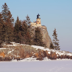 Split Rock lighthouse, Light House, Duluth MN, Up North, MN, winter in MN