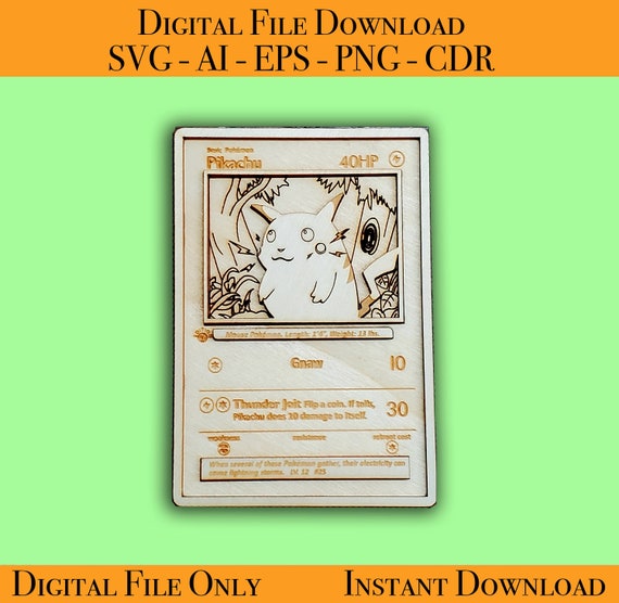 cricut pokemon card v2.0 Pokemon Red