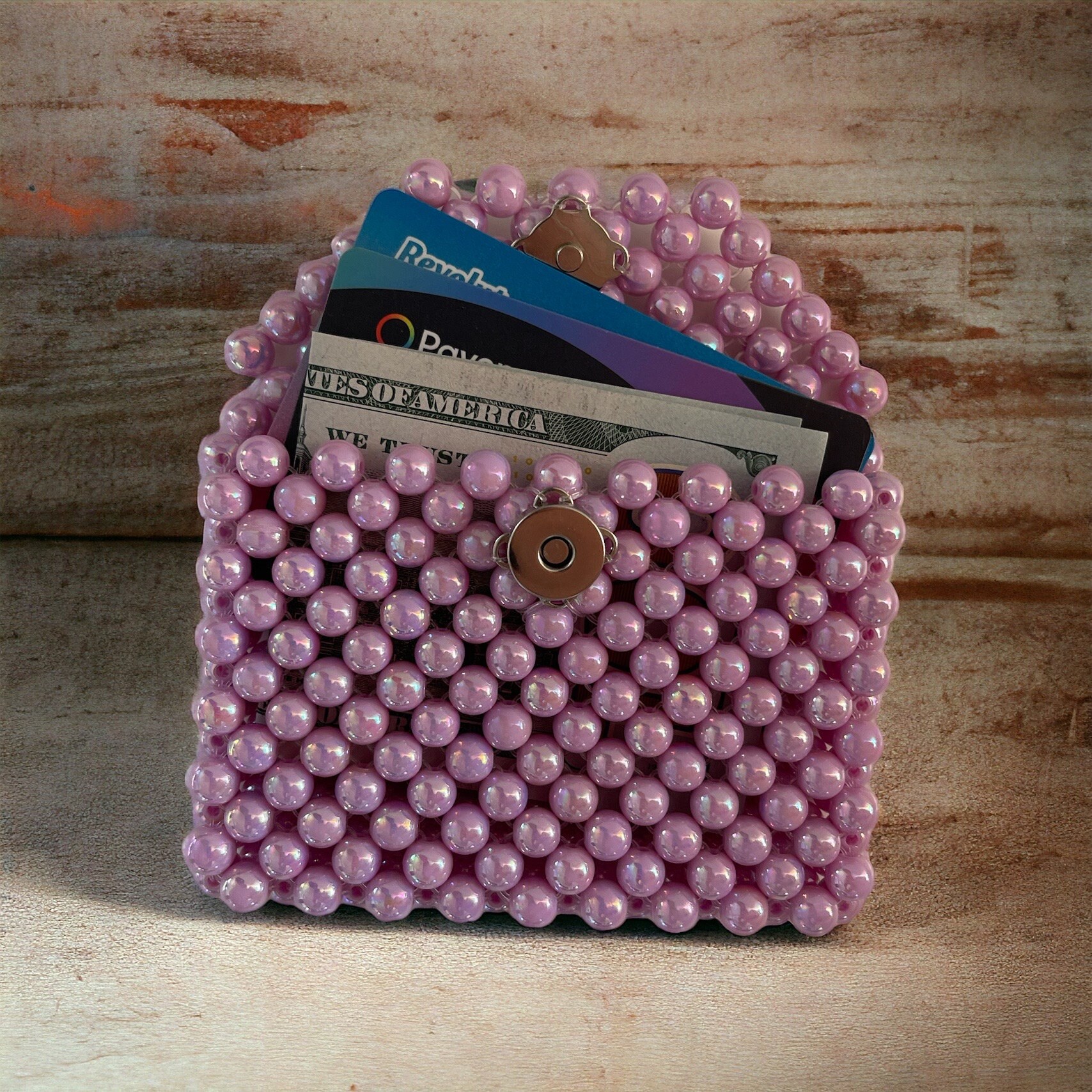 Beaded Card Holder, Card Holder, Bead Bag, Crystal Bag, Pearl Bag Etsy UK
