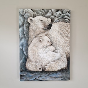 Painting polar bears
