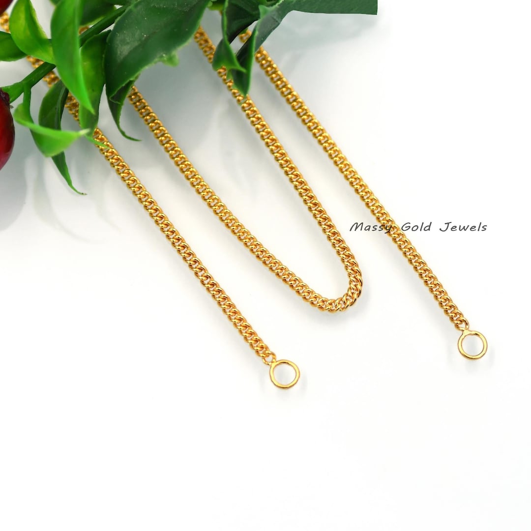 925 Silver Curb Chain Necklace, Cuban Curb Link Chain Necklace, Thick ...