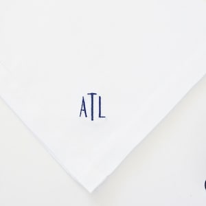 MENS NEW YORKER font Embroidered Monogrammed Handkerchief, wedding handkerchief or pocket square, groomsmen gifts, father of bride or groom
