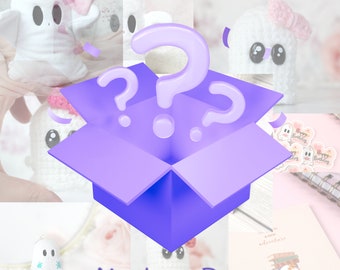 Mysteriebox - Mysterietas - Verrassingstas in verschillende maten - schattige doos - Wondertas - Geluksdoos