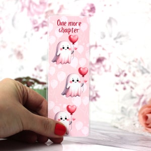 Bookmark, cute bookmark for book lovers, gift idea for book lovers, cute stationery, small gift, pink