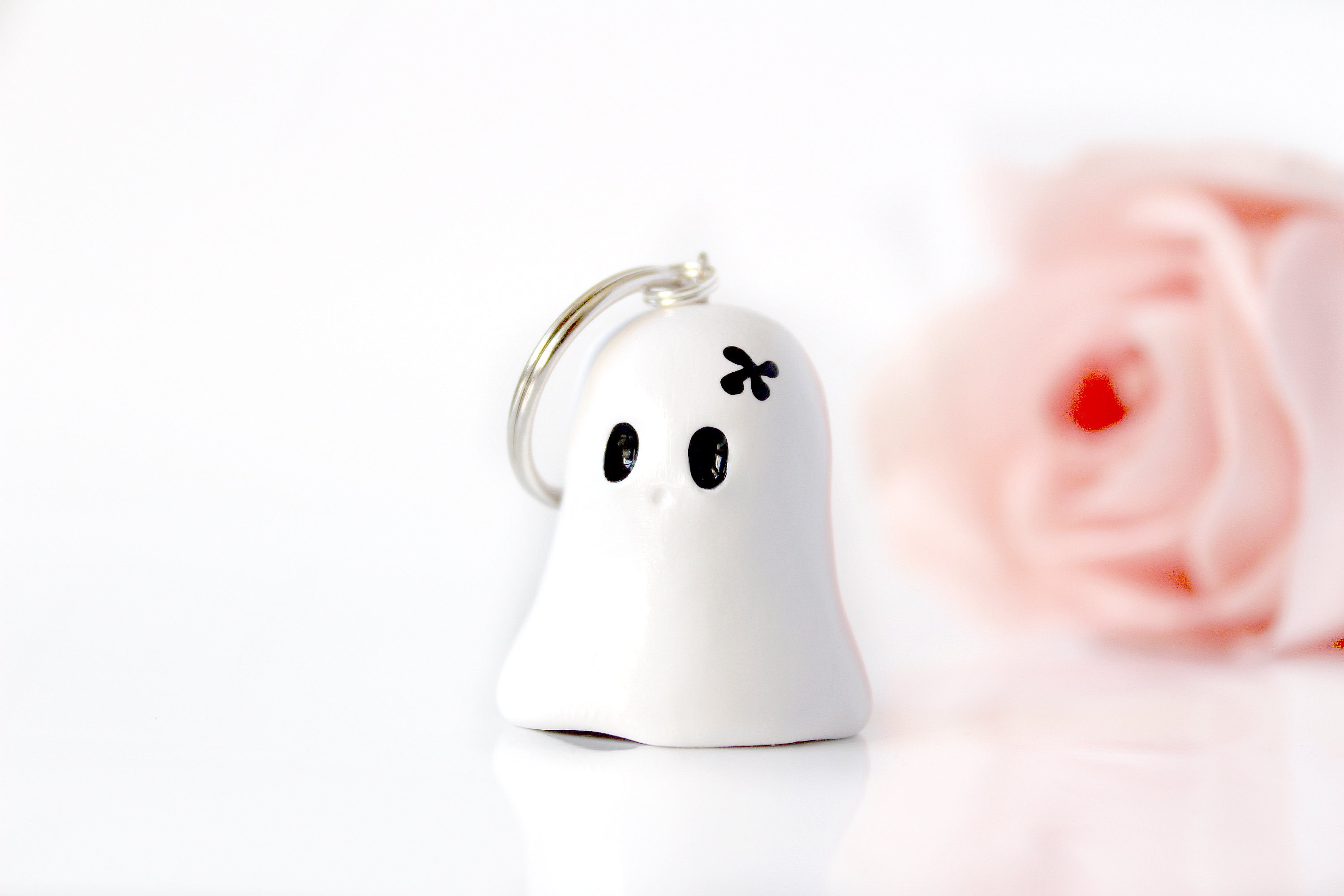 希少!! GHOST キーフォルダー Keychain Ghost, Ghost Pendant, Cute Pendant, Small Cute Kawaii