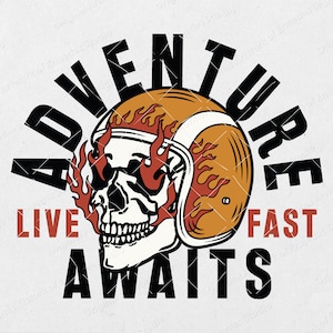 PNG File | Burning Skull with a Racing Motorcycle Helmet Print | Digital Download | for DTF, DTG, Sublimation, Screen Printing