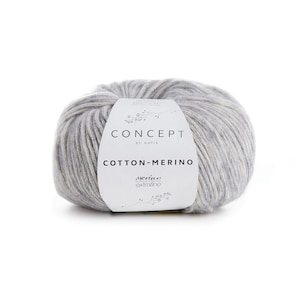 Cotton Merino Concept von Katia Soft Yarn, Naturfasergarn, 3 dk & leichtes Kammgarn