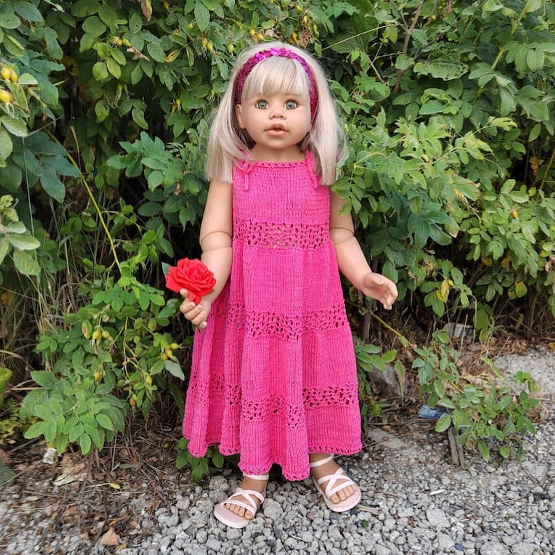 Baby dress pattern, Sundress for girls, Girls dress pattern, Baby knitting pattern