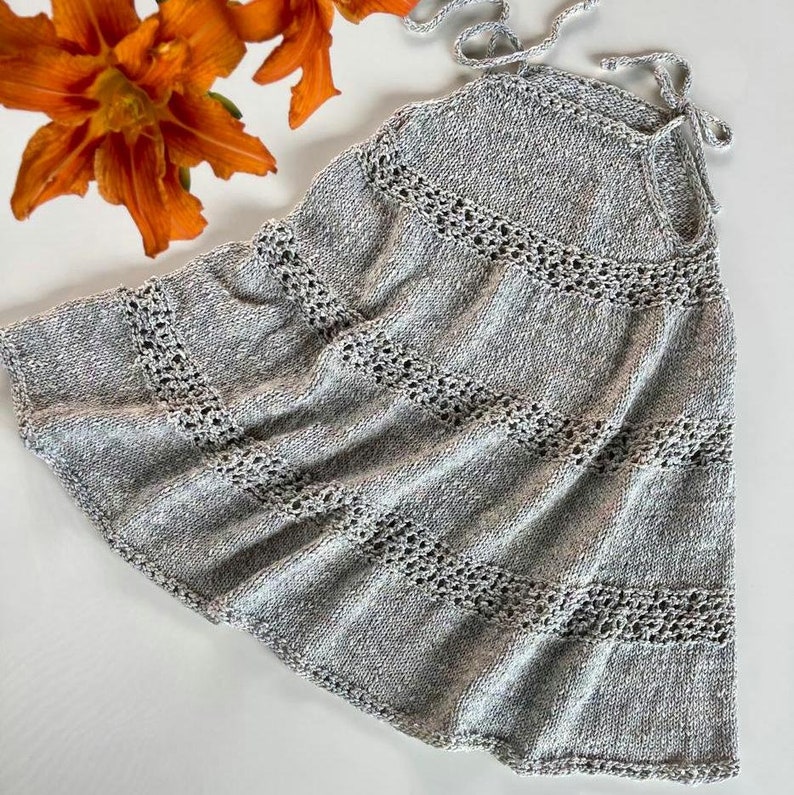 Baby dress pattern, Sundress for girls, Girls dress pattern, Baby knitting pattern