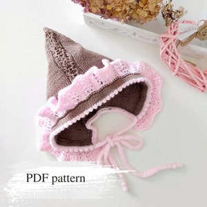 Knit Gnome Hat Pattern: Baby & Toddler Sizes (PDF Pattern