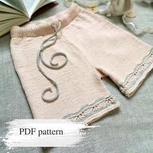 Shorts Knitting Patterns, Infant Shorts, Knitted Baby Clothes