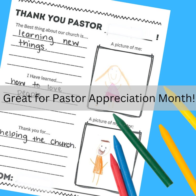 Pastor Appreciation Coloring Page - Etsy