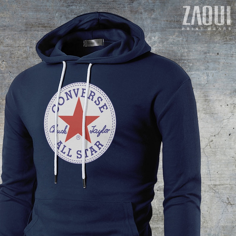 Converse All Star HOODIE - Etsy