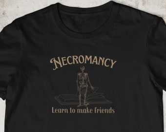 Funny necromancer shirt for dungeons and dragons shirt diablo shirt video game tshirt for D&D players video game t shirt necromancer shirt