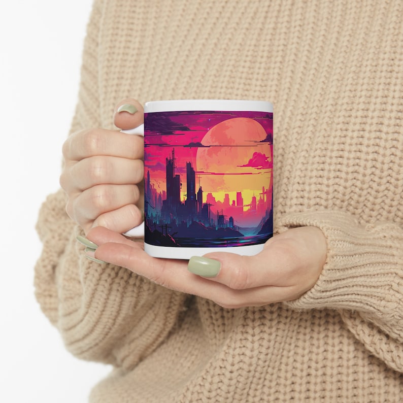 Cyberpunk Mug Cyberpunk Cup Synthwave Mug Chillwave Cup Vaporwave Mug ...