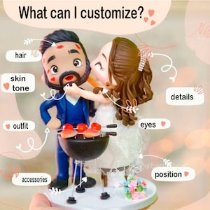 Personalisierte Hochzeitspuppen, Hochzeitsfiguren