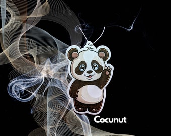 Car scent tree Sweet Panda - scent Coconut