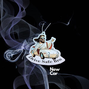 Car scent tree Driving Jesus - New Car scent
