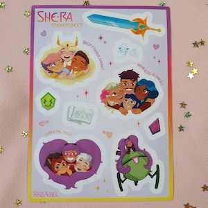 Shera stickersheet