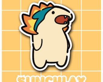 Typhlosion Sticker TyDoodle Sticker DoodleMon