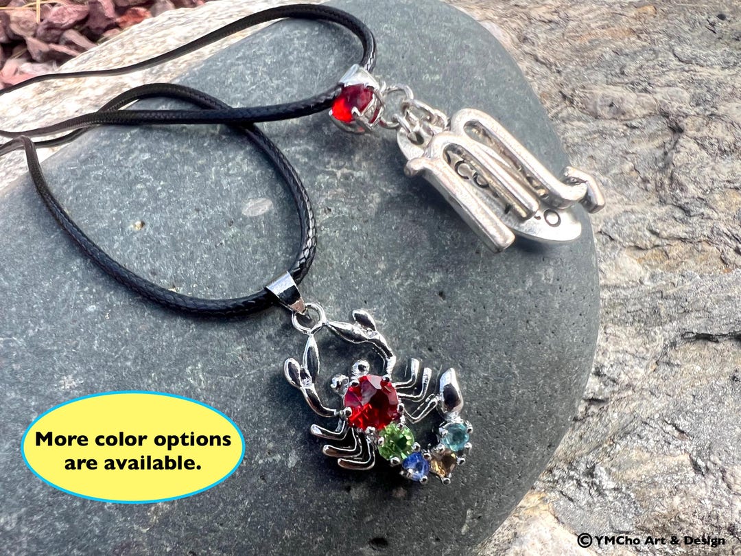 Scorpio Rinestone Color Crystal and Rhinestone Scorpio Pendant Necklace Set - Etsy