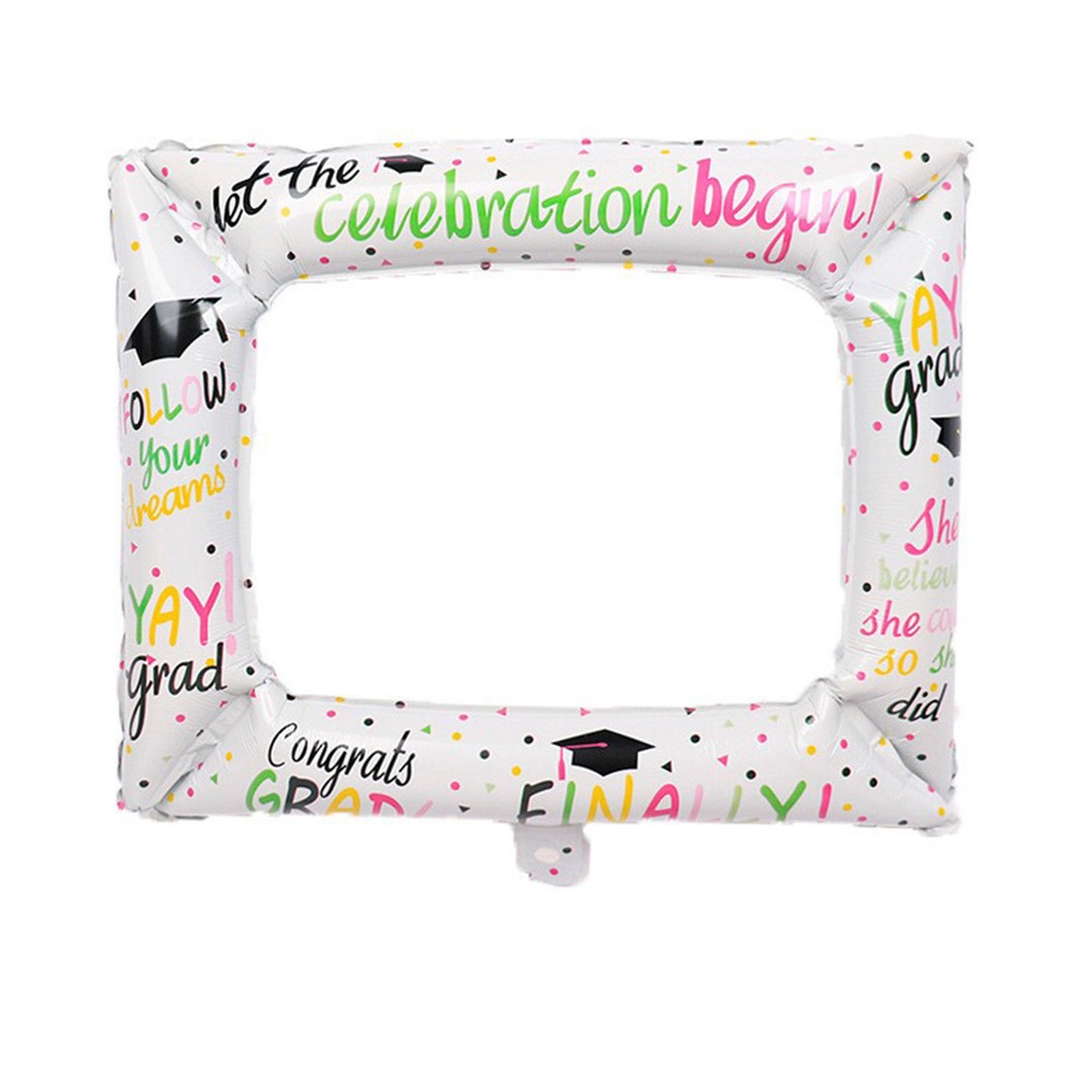 Graduation Balloon Frame, Congrats Grad, Graduation Party Decoration ...