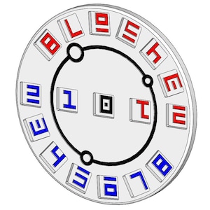 Star Wars Shatterpoint-compatible confrontation marker. 3D printed.