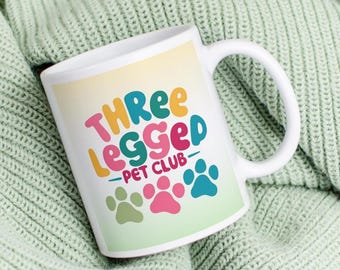 Dreifuß Katzenbecher, Hund, 3 dreibeinige Haustierbesitzer