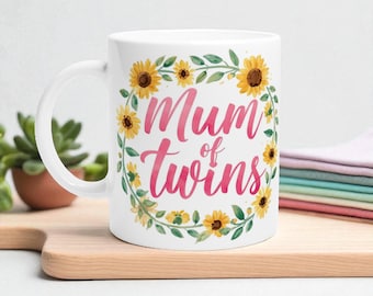 Taza para mamá de gemelos – Regalo para madres de gemelos