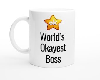 Boss Gift- Funny Mug for Manager- Secret Santa - Christmas - Birthday