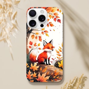 Adorable Fox Iphone Slim Phone Case - Stylish & Durable Protection