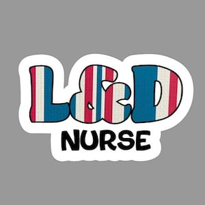 LOGOTIPO da manta de entrega de enfermeira L&D