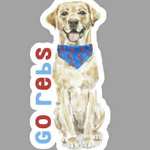 Pegatina de Go Rebs "Juice" Kiffin / Ole Miss