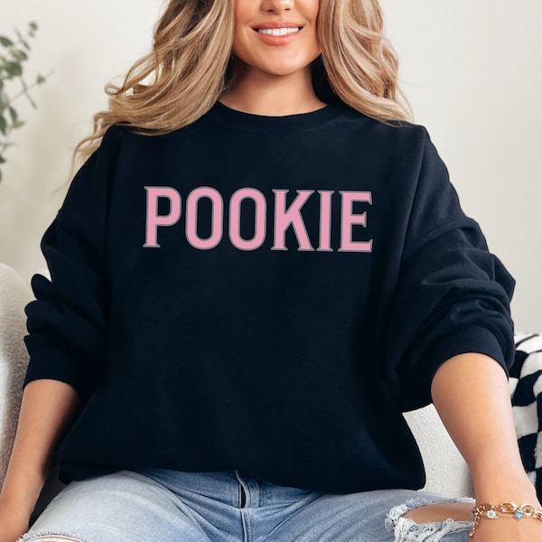 Pookie Sweatshirt Tiktok Trends Women's Apparel Casual Pullover Gift Girlfriend Pookie Bear