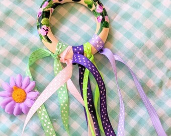 Lilac Ribbon Hand Kite