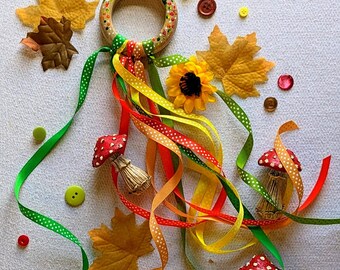 Woodland Ribbon Hand Kite
