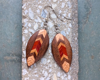 Handmade Wooden Earrings