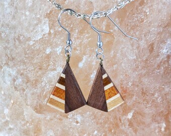 Handmade Wooden Earrings