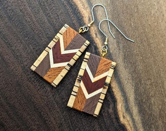 Handmade Wooden Earrings