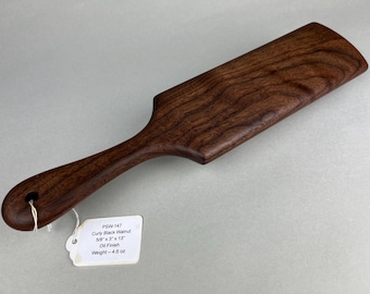Walnut Over the Knee Spanking Paddle, Principal's spanking Paddle