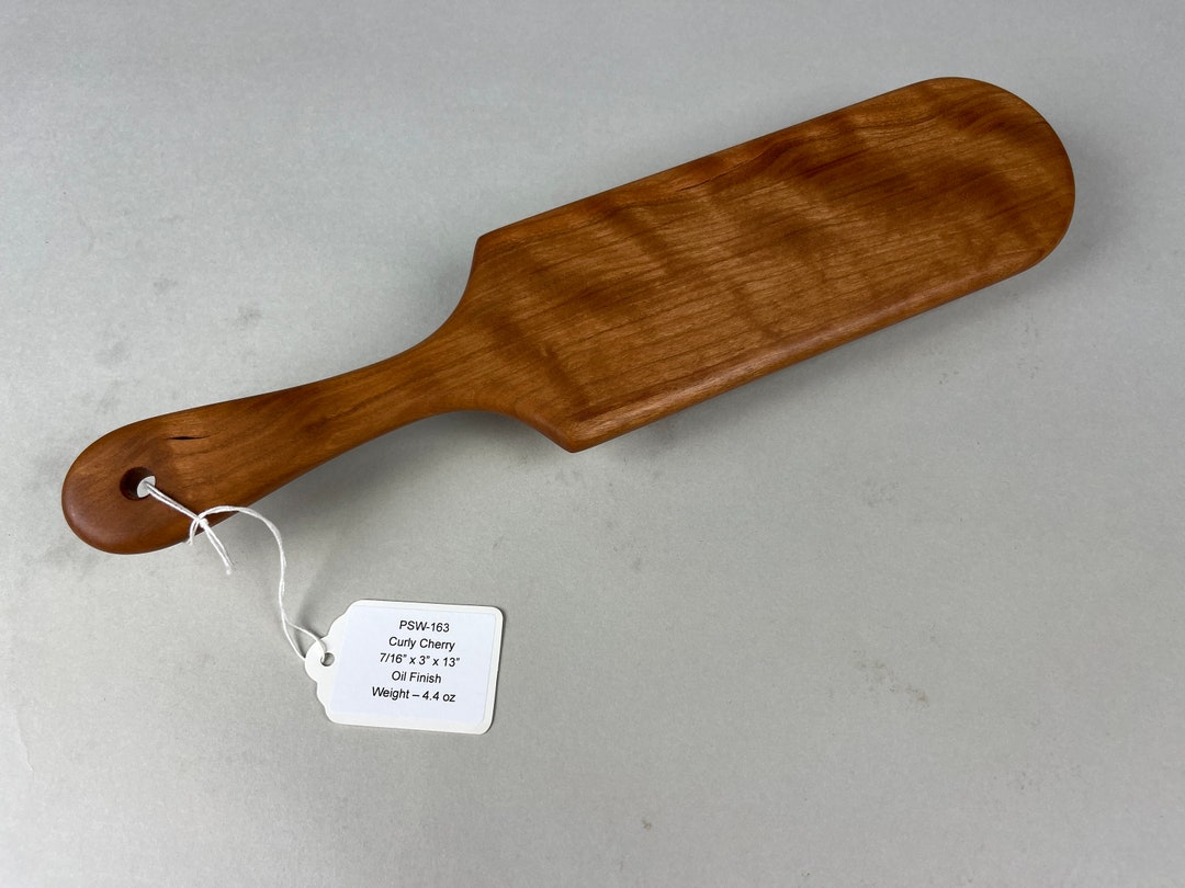 Spanking Paddle, OTK Spanking Paddle, Curly Cherry OTK Spanking Paddle, Stingy Spanking Paddle