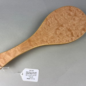 Rouge Wooden Shoe Shaped Spanking Paddle with Black Rubber Sole