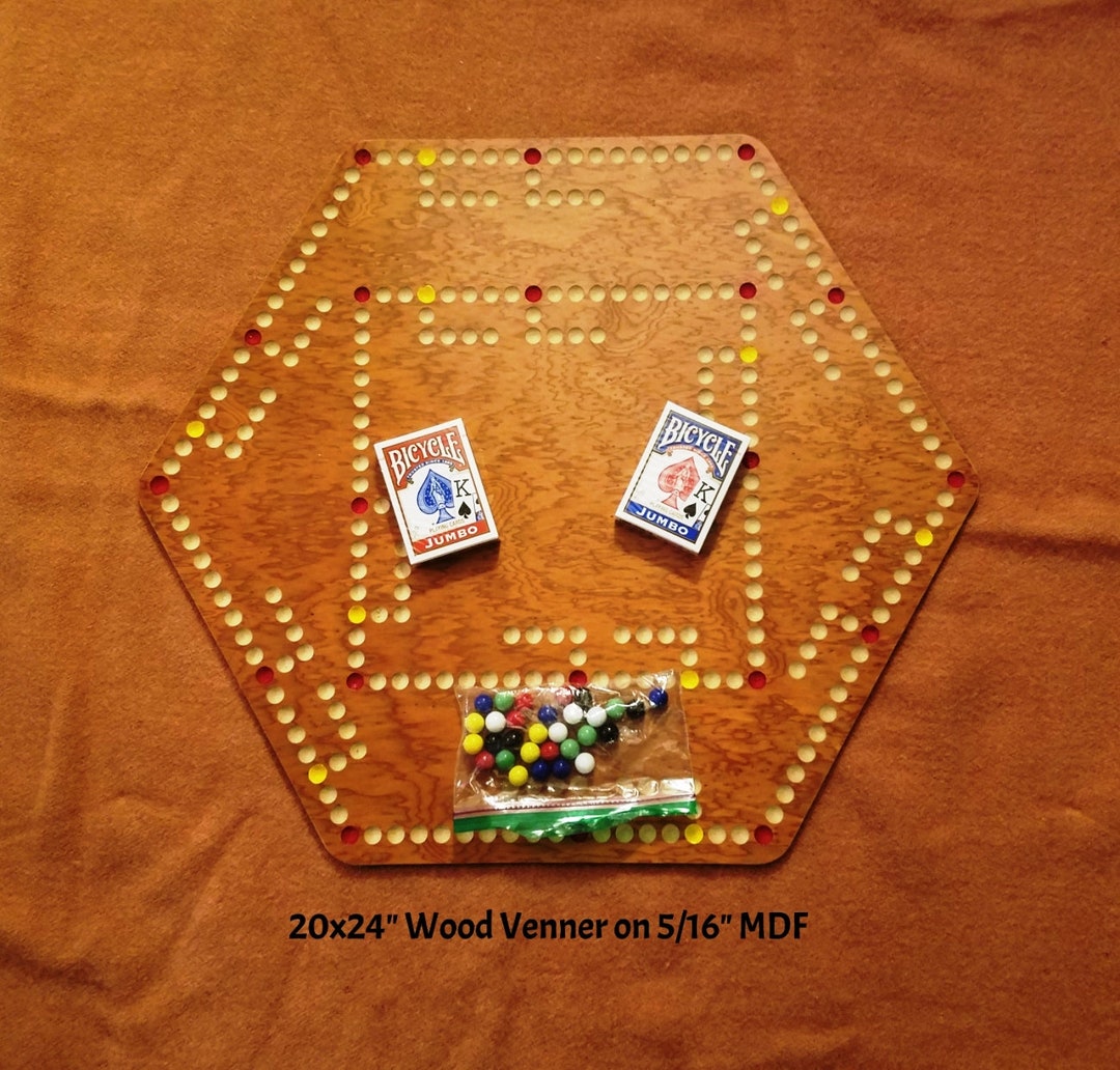 UNIQUE Jokers and Marbles Game Board Woodgrain Veneer Etsy