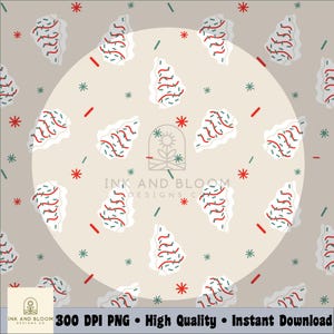 Retro Weihnachtsbaum Snack Kuchen PNG Datei