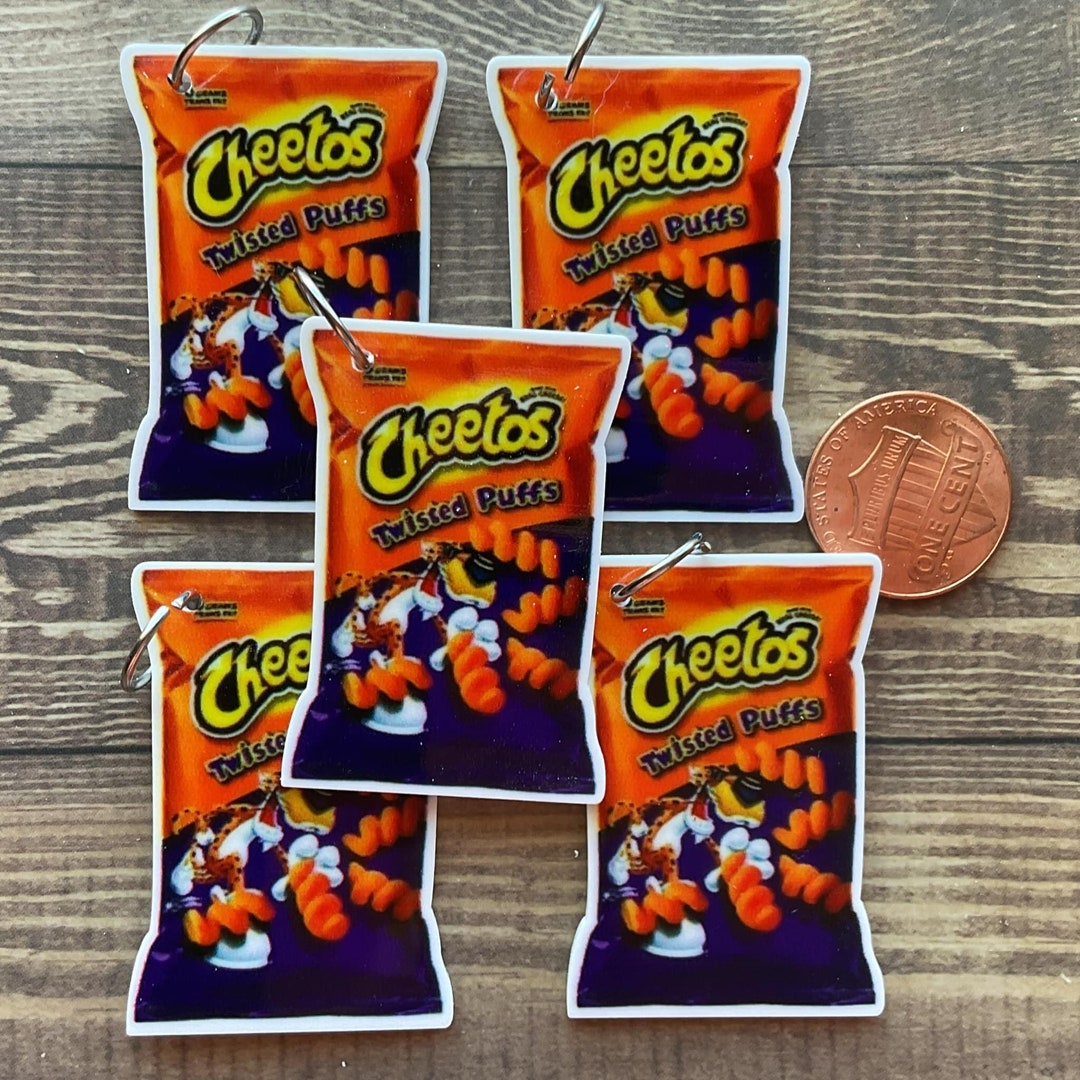 5 Twisted Cheeto Puffs Planar Flatback Charms/cheetos Etsy