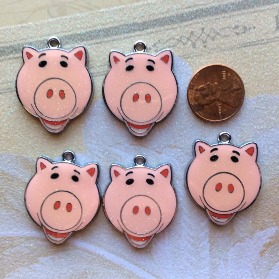 5 Hamm Enamel Metal Charms/toy Story Charm/disney Etsy