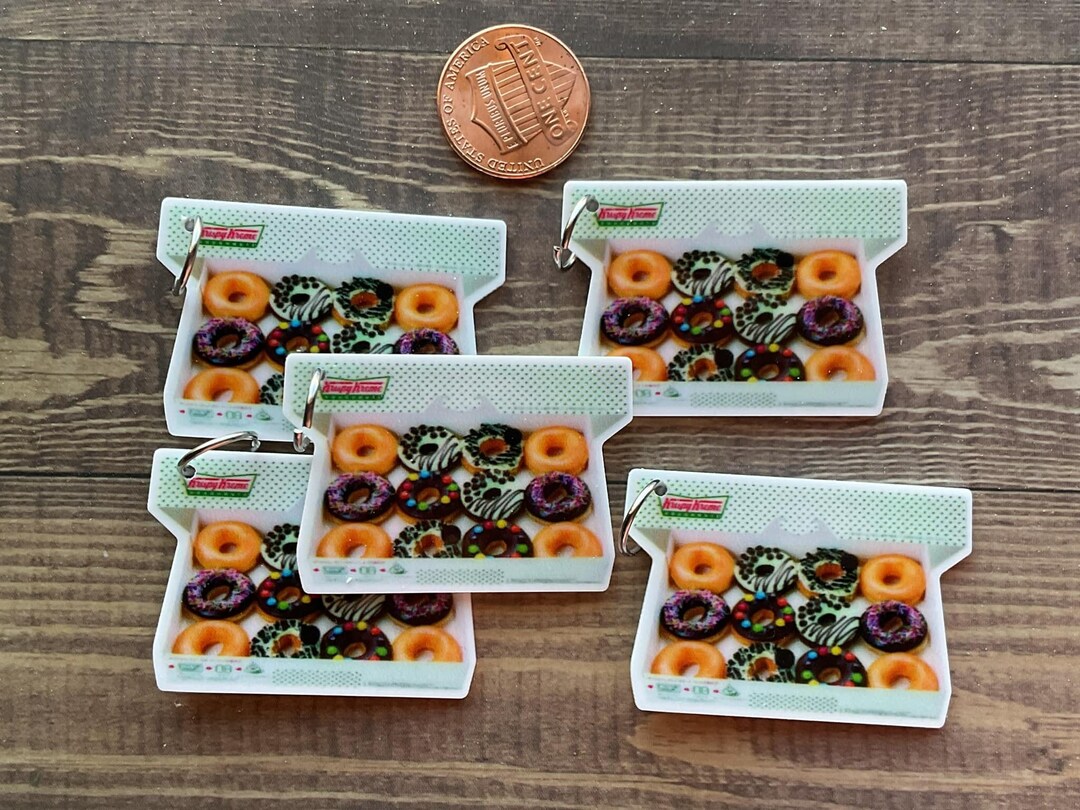 5 Boxes of Assortment Krispy Kreme Donuts Planar Flatback Etsy