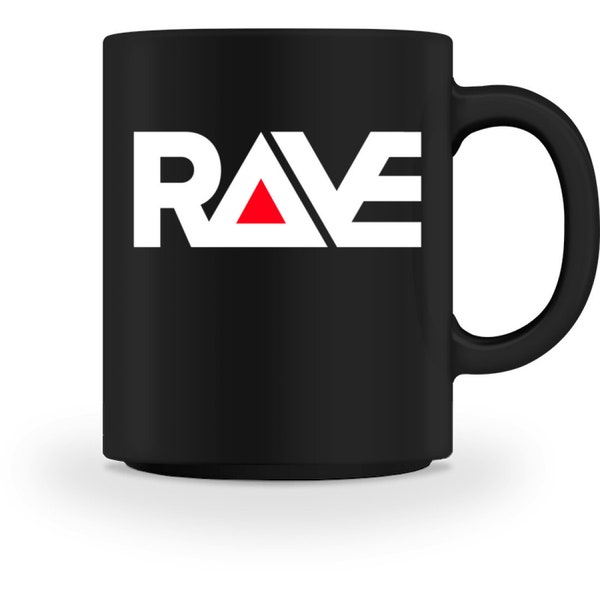 Rave Techno Festival Hardstyle Trance Electro House DJ Musik Party Raverwear  - Tasse