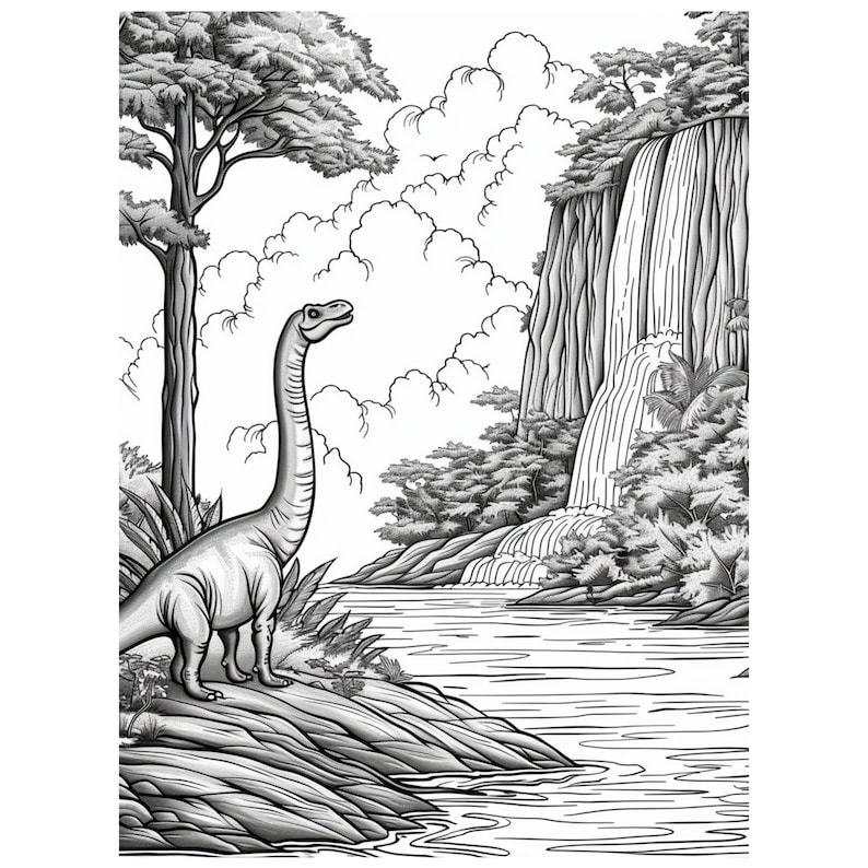 90 Prehistoric Coloring Pages | Printable Coloring Book Dinosaur ...